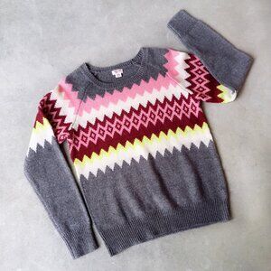 Colorful Chevron Fair Isle Crew Neck - Mossimo Supply Co.